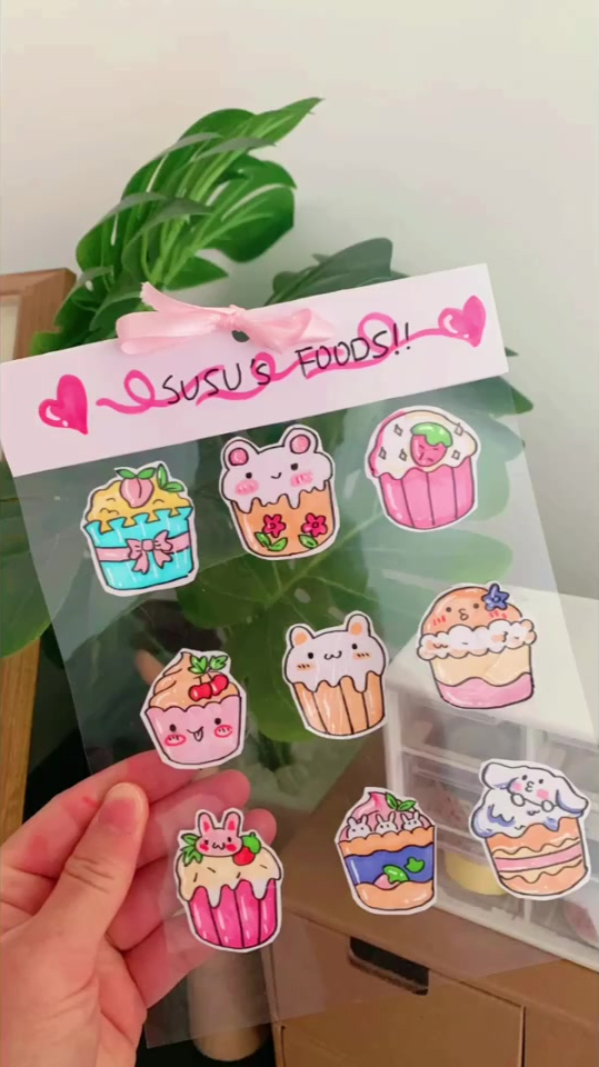 自制手帐立体贴纸一元素可自由组合