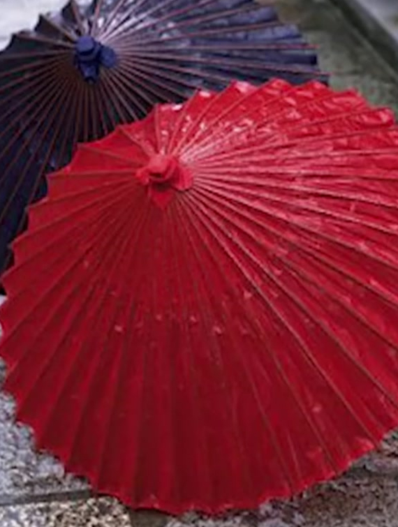 纸粘水就破,古代的雨伞却能挡雨呢?为什么呢