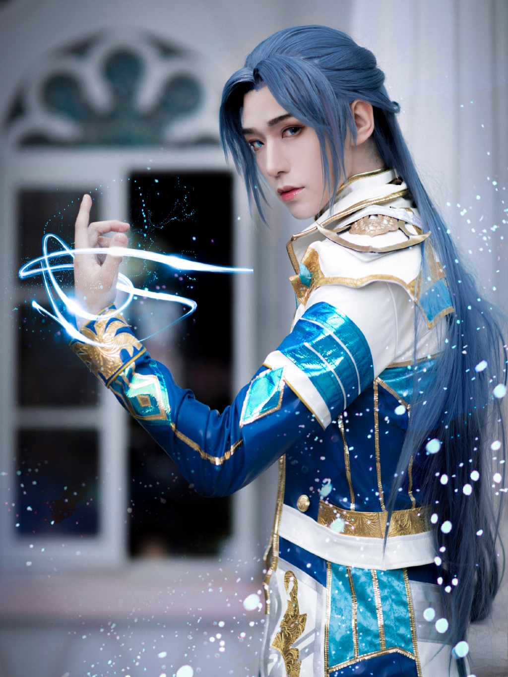 史莱克七怪男神cos,戴沐白侧颜绝了,奥斯卡让人眼前一亮