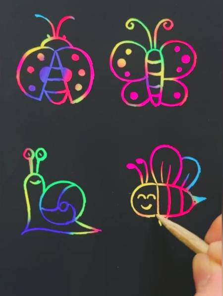 简单绘画:用字母abcd画小动物-度小视