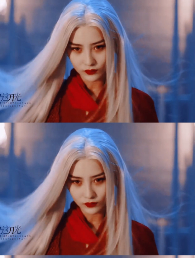 她是不是继林青霞以后最美的白发魔女,漂亮啊-度小视