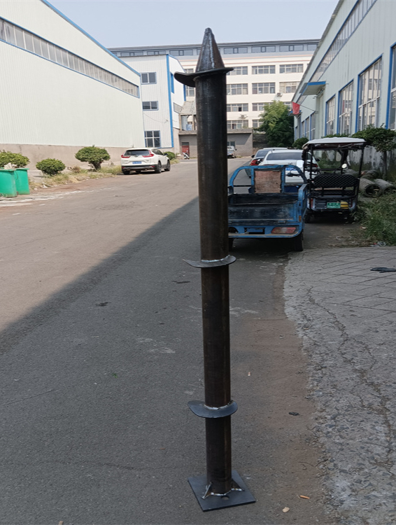 新能源光伏地锚桩 热镀锌螺旋地钉 图纸加工定制 预埋件灌注桩