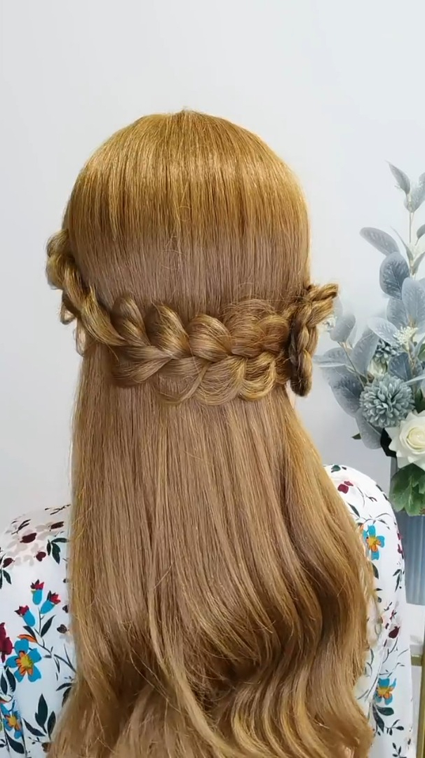 甜美披肩编发教程