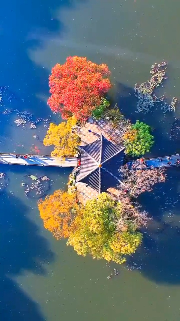 治愈风景欣赏:西子湖中的"我心相印亭",美吗?-度小视