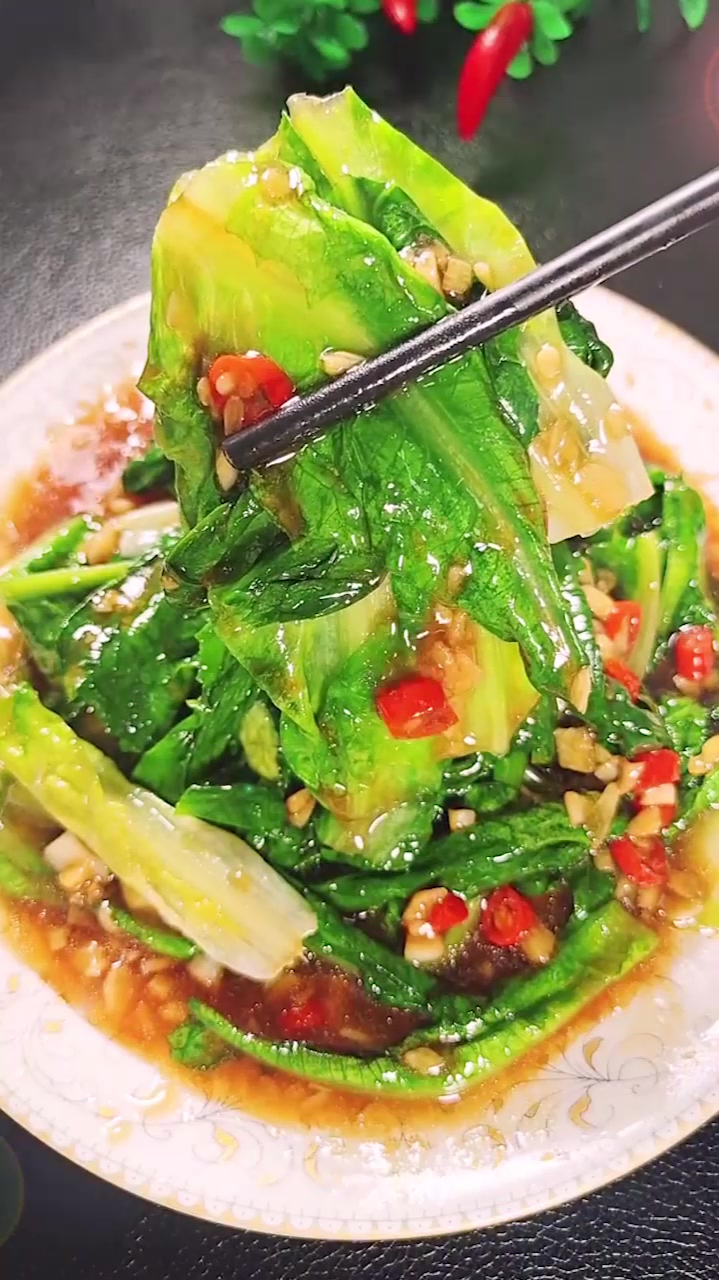 蒜蓉油麥菜做法教程!這樣做太有食慾了