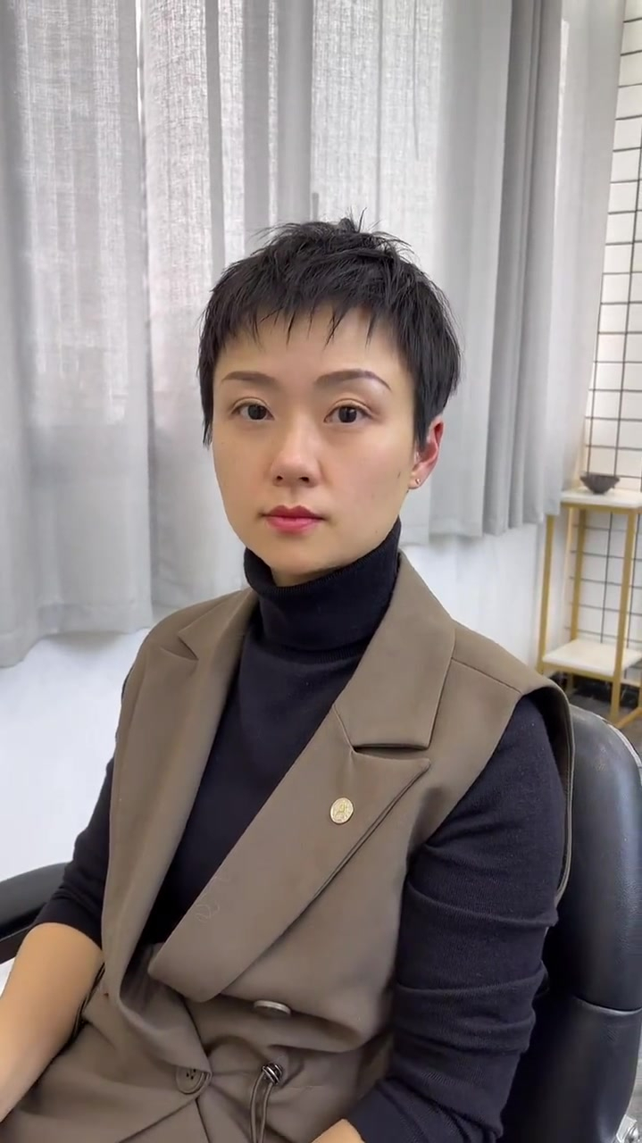 超爱精致超短发分享