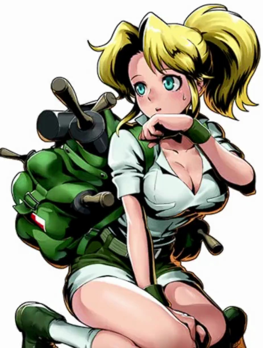 合金弹头中神秘莫测的金发背包妹 合金弹头 怀旧经典街机-度小视