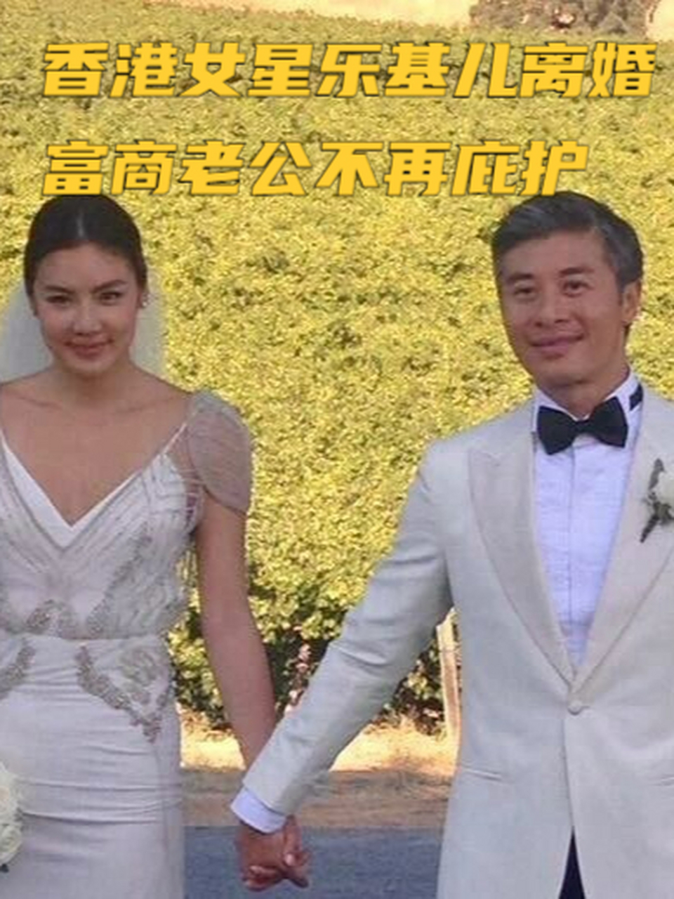 香港女星乐基儿离婚 富商老公不再庇护 43岁的香港女星乐基儿近日宣布