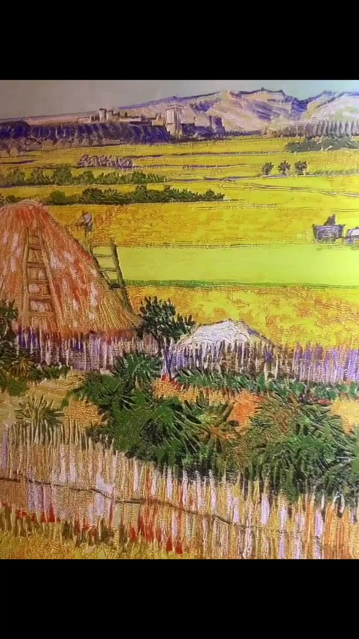 人人都想要的一幅油画梵高的丰收景象