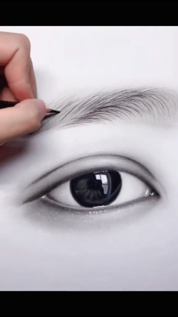 铅笔画;眼睛!