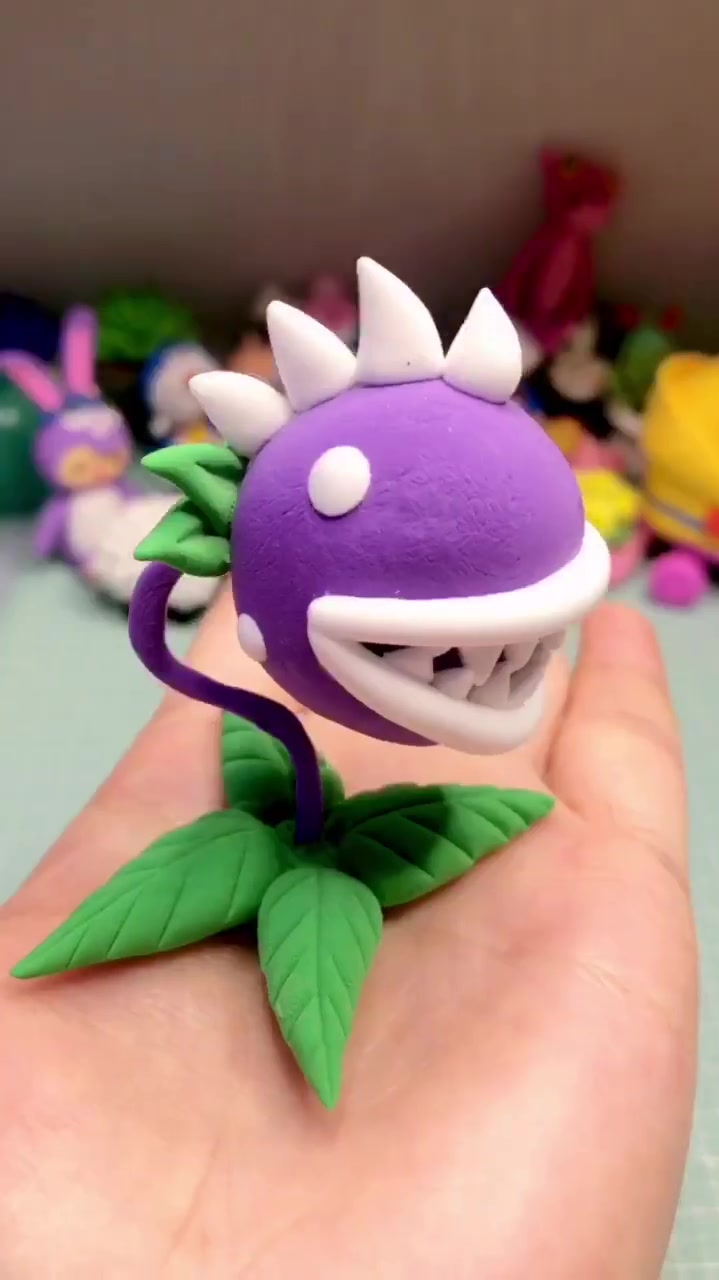 粘土植物大战僵尸之食人花食人花很凶的哦