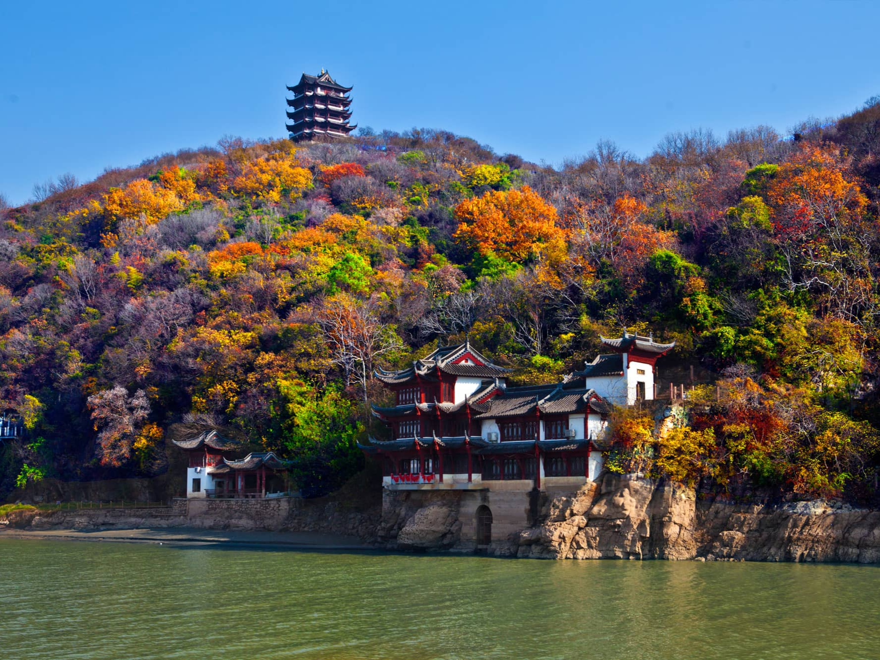 安徽马鞍山:千古一秀 长江三矶之首——采石矶