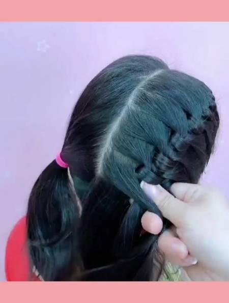 尝试不一样的编发,太好看了-度小视