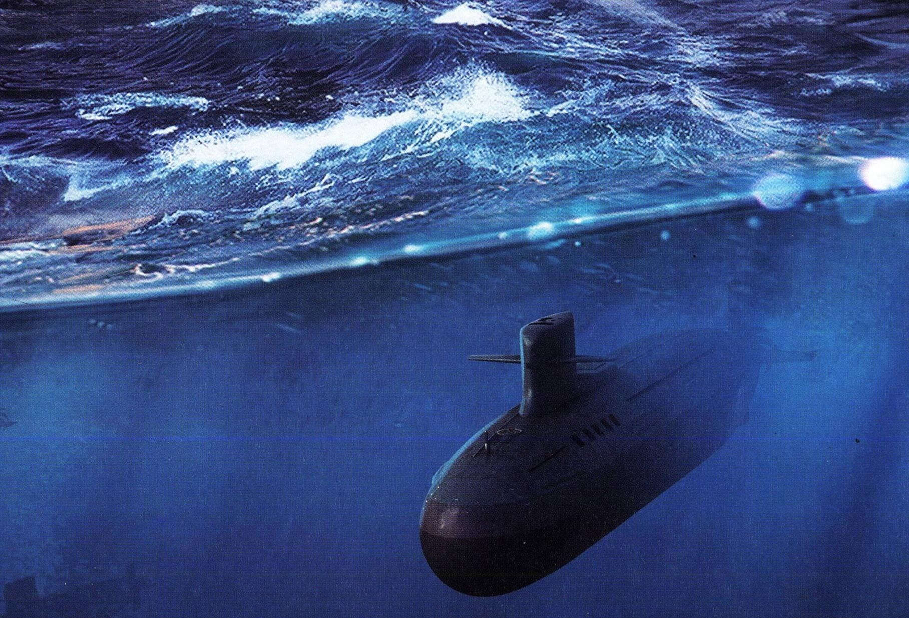 403号核潜艇对峙事件图片