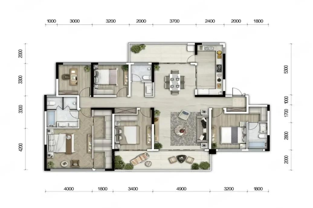 210平米宽体大平层实用又奢华