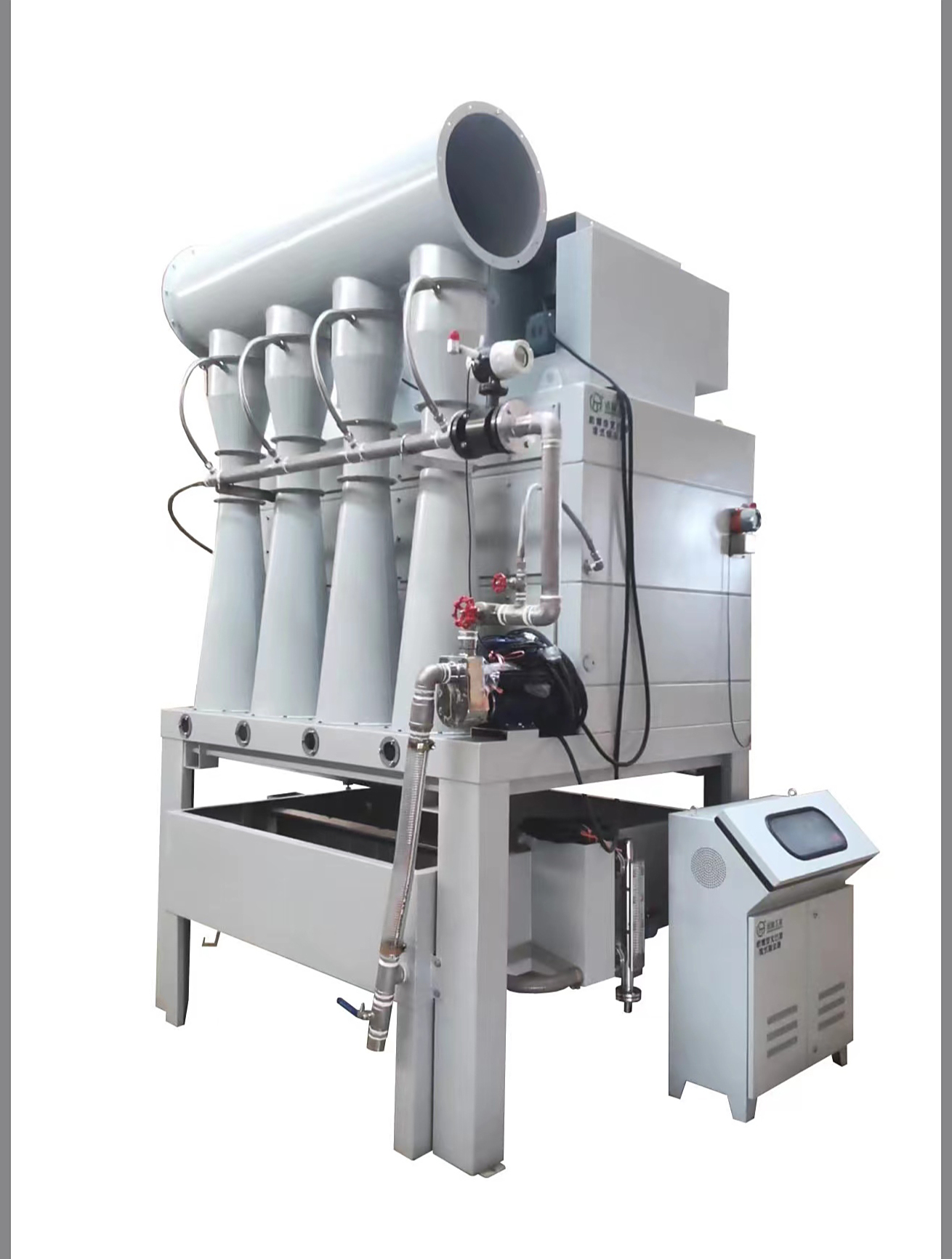 铝件抛光除尘请认准洁皇工业防爆型文丘里湿式除尘器-度小视