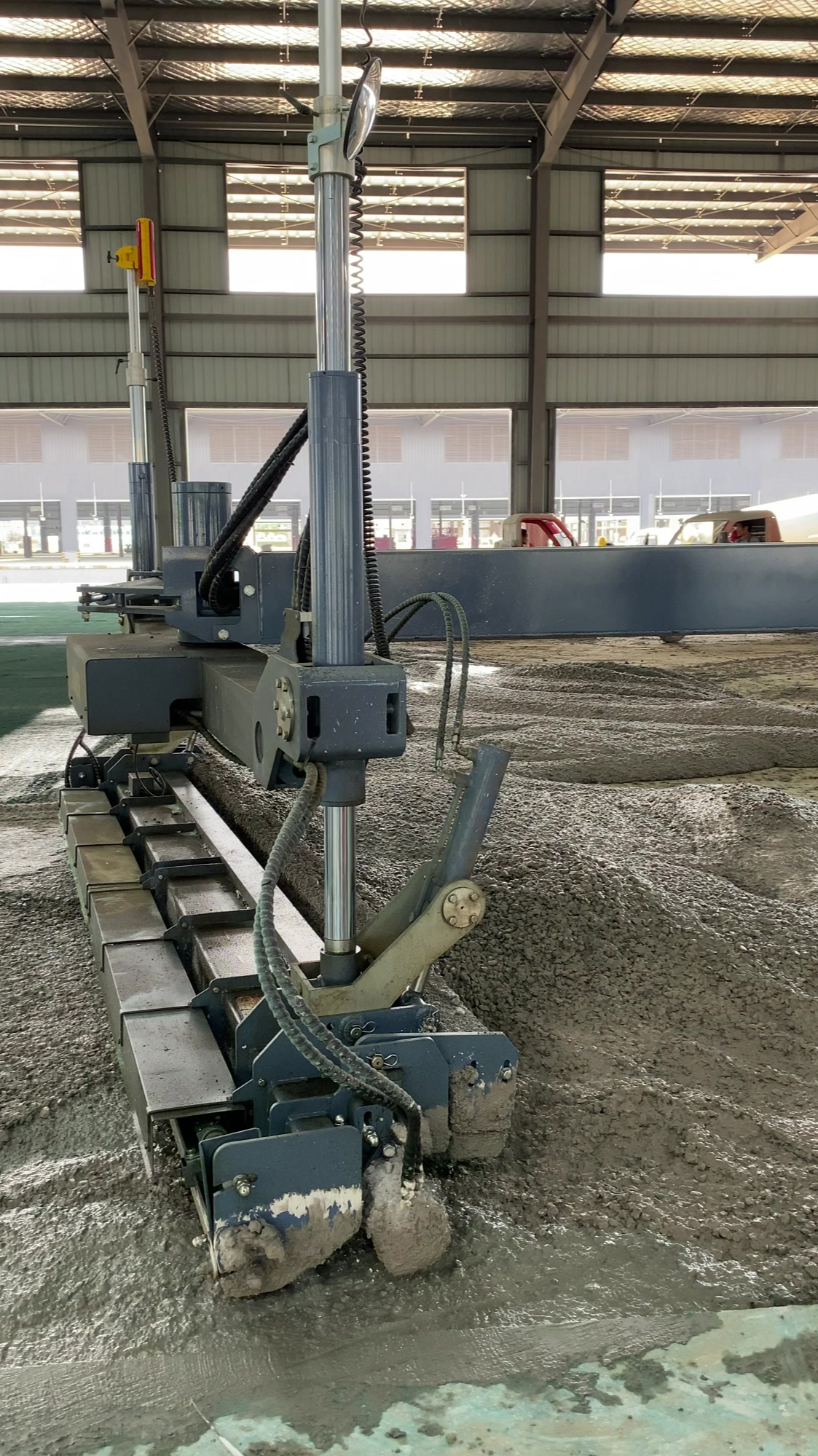 大型激光整平机 伸缩臂混凝土地面找平机 德州施工现场