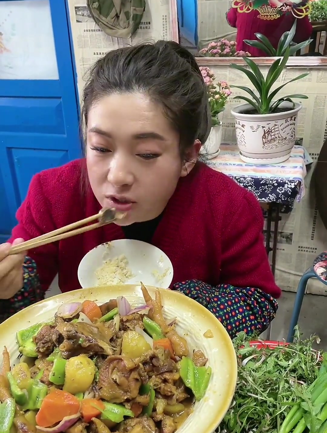 大妮幸福的农村生活