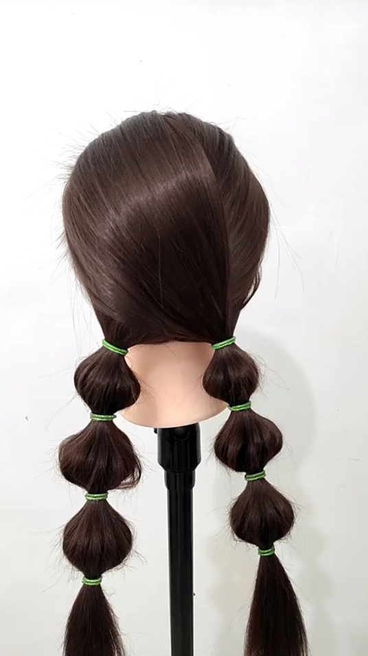 超简单灯笼麻花辫发型俏皮可爱发型