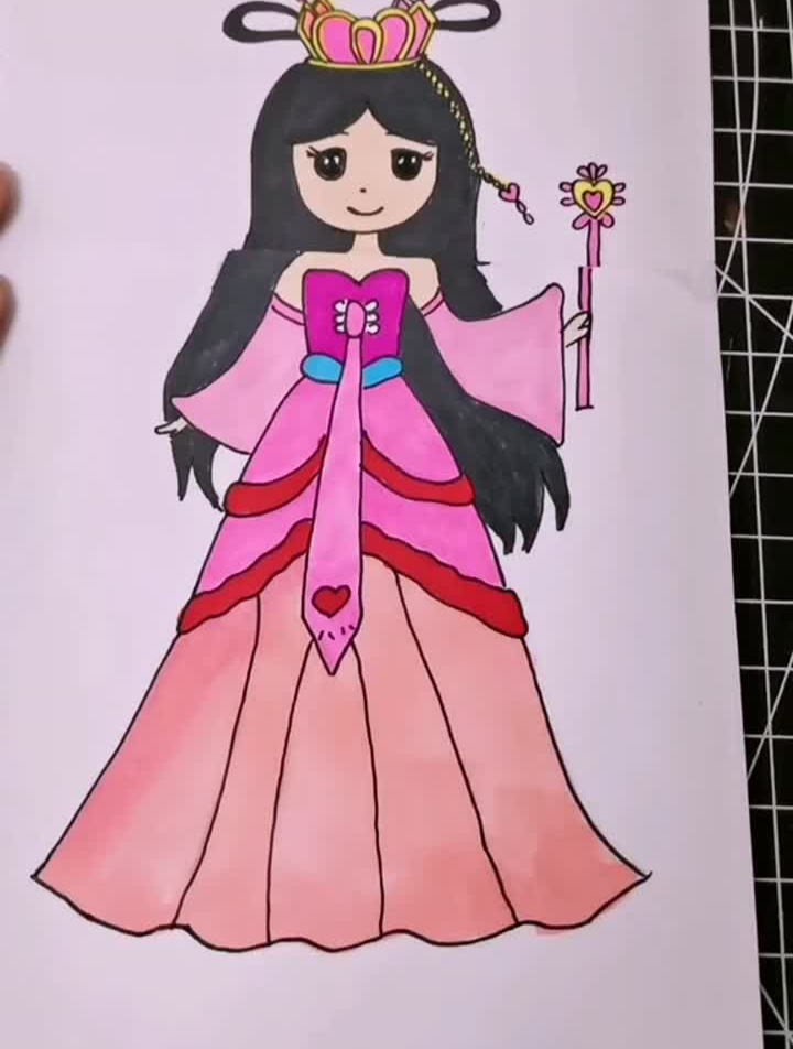 给萝莉换装,你喜欢哪个简笔画简笔画教程