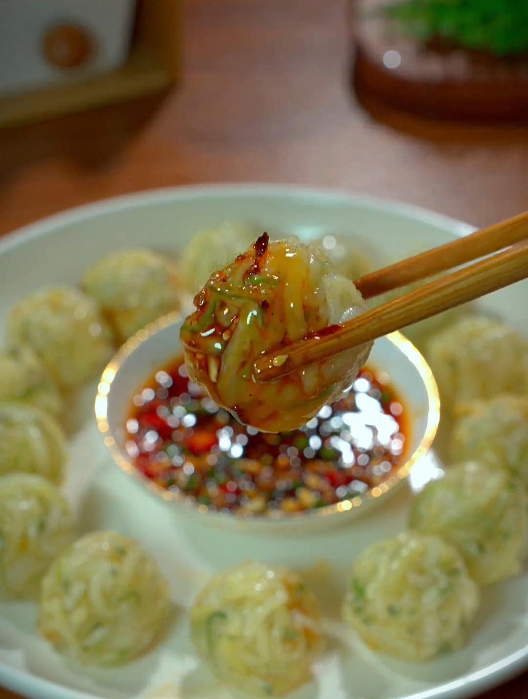 这样做的水晶丸子口感q弹