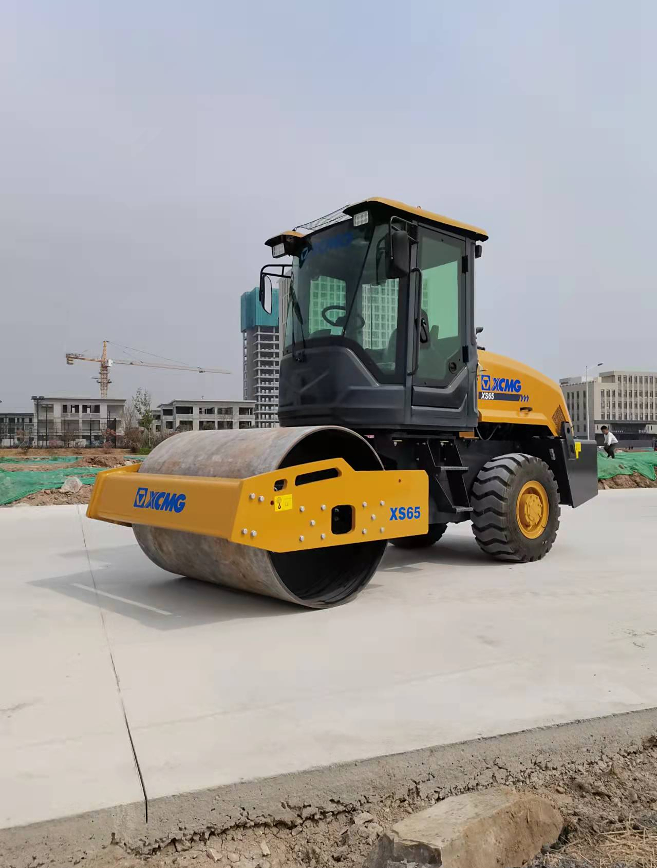 徐工xs65单钢轮压路机 6吨小型压路机