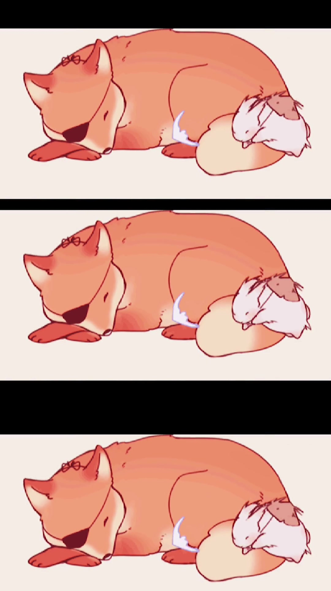 分享一组超甜花怜动物化设定