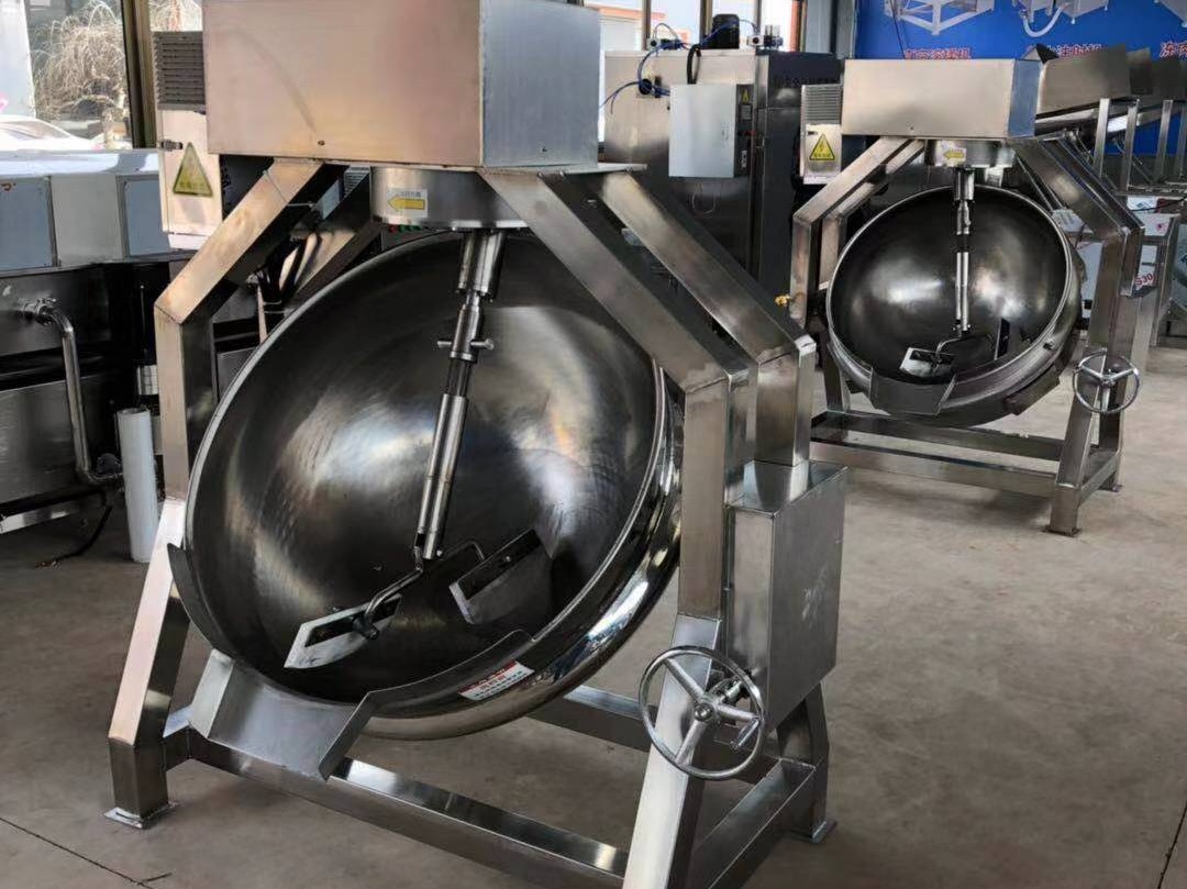 全自动搅拌炒锅-高粘度行星搅拌炒锅 糖浆行星搅拌炒锅