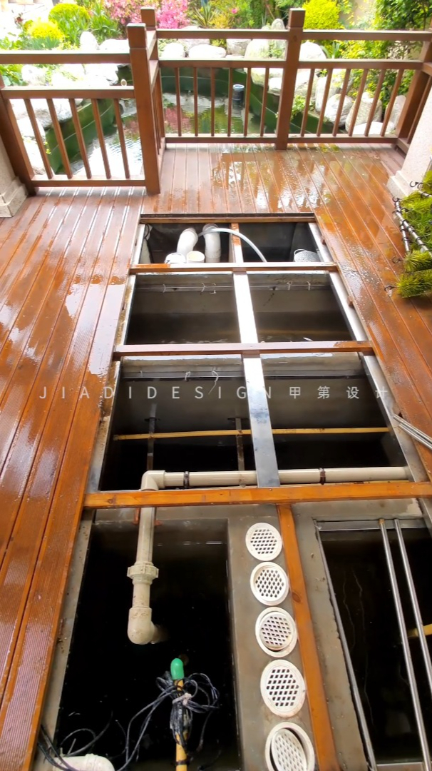 鱼池净化仓怎么摆,现场演示给您看!-度小视