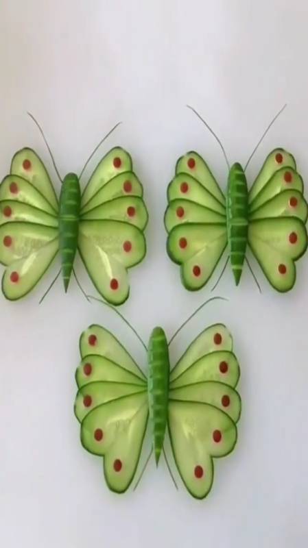 水果蝴蝶摆盘,学会了你也可以露一手-度小视