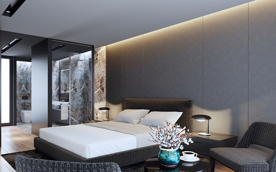 主卧套房设计——舒适人生更美一点