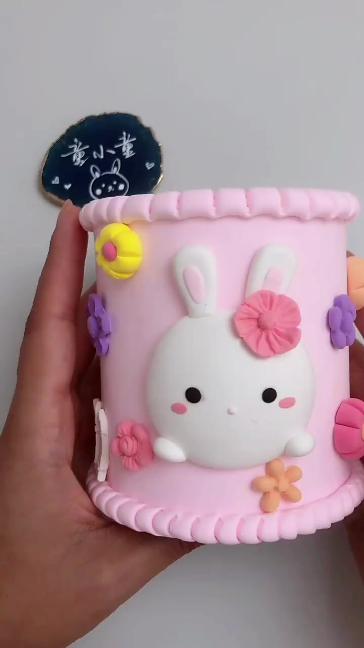 超轻粘土笔筒作品分享