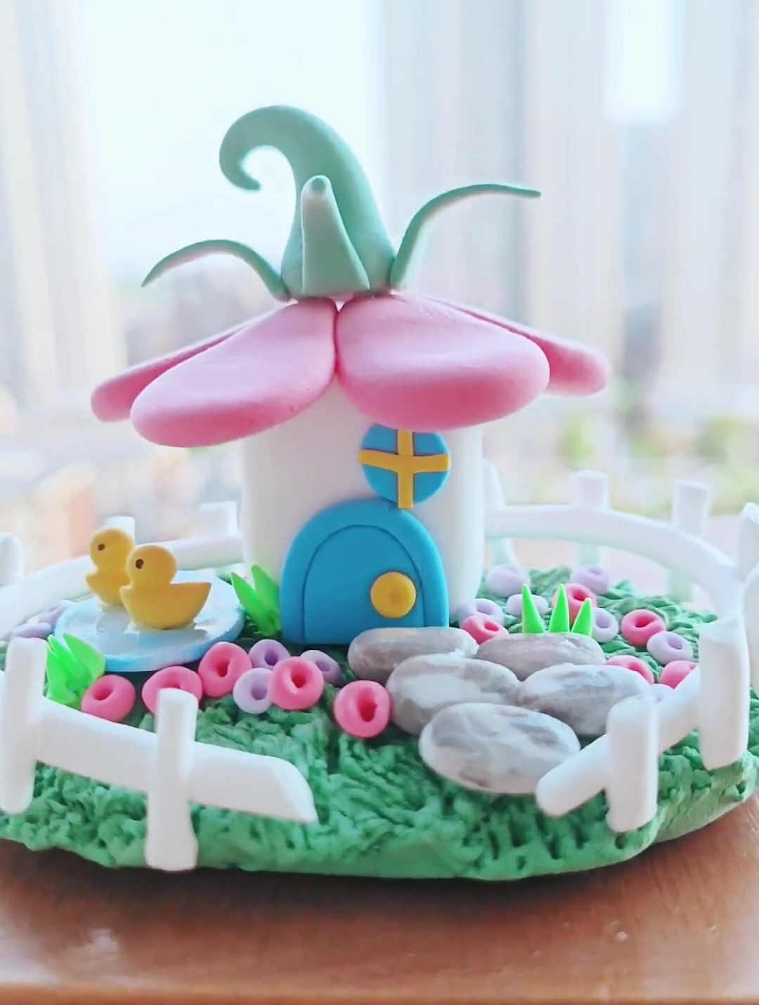超轻黏土diy童话小屋制作