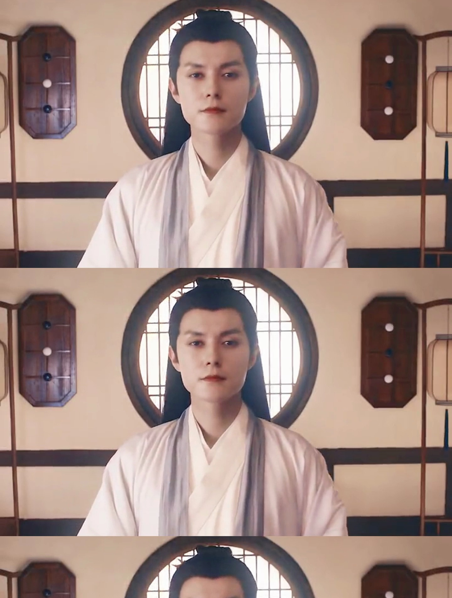 褚赢的这套白色的衣服真的很儒雅,可惜古代戏份太短了-度小视