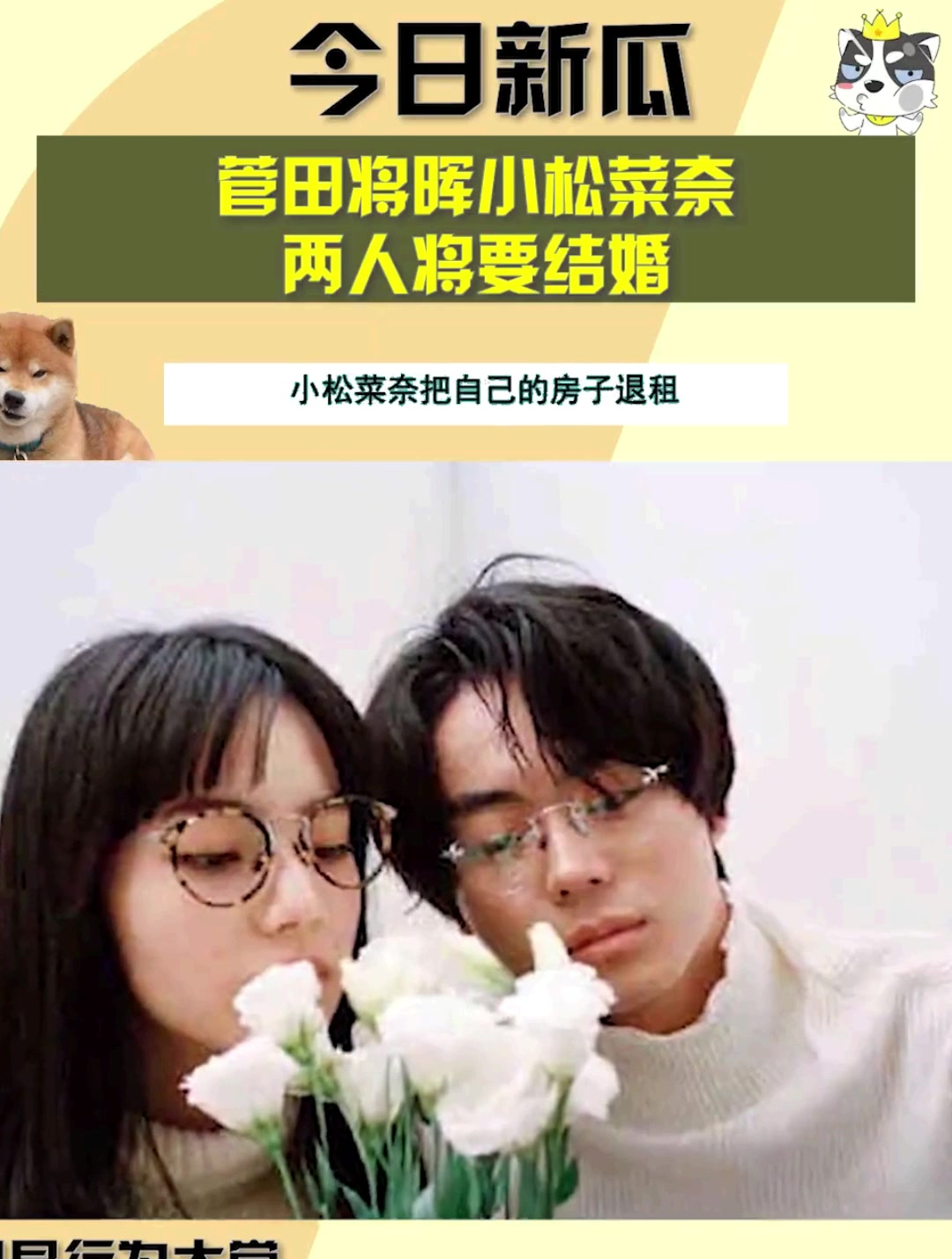 菅田将晖小松菜奈两人将要结婚,真的是郎才女貌了!