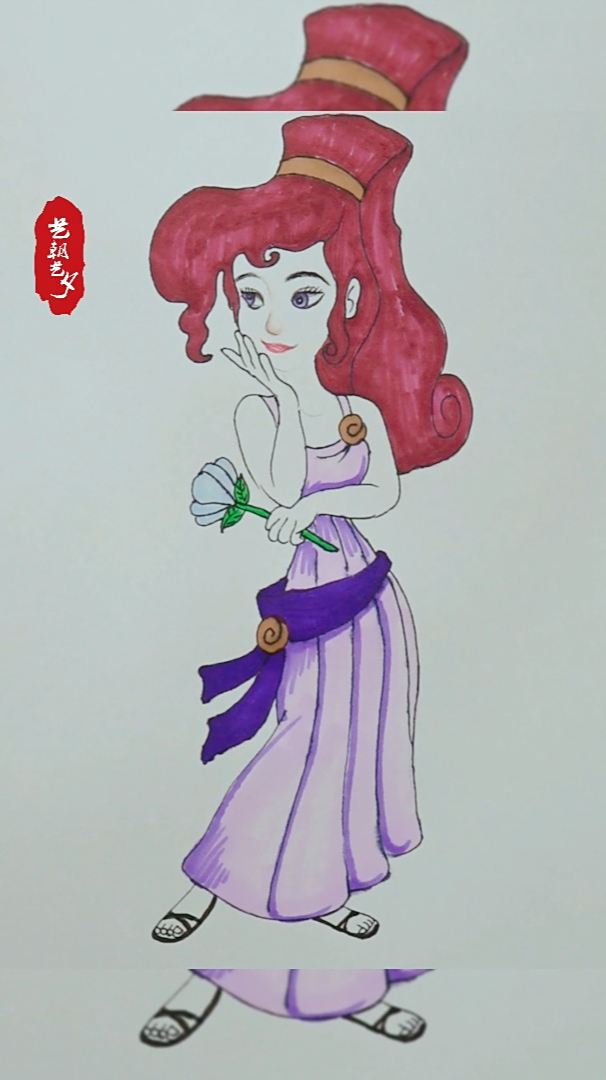 老爸画的蜜儿公主vs我画的,你们觉得谁画得好?-度小视