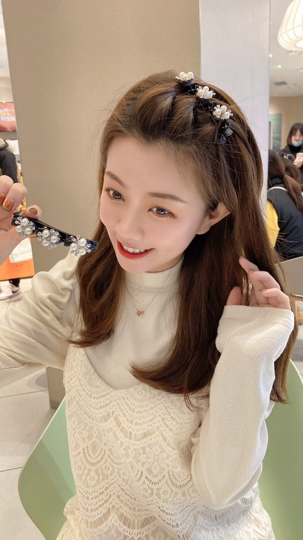 快来学习编发教程呀,又精致又显脸小