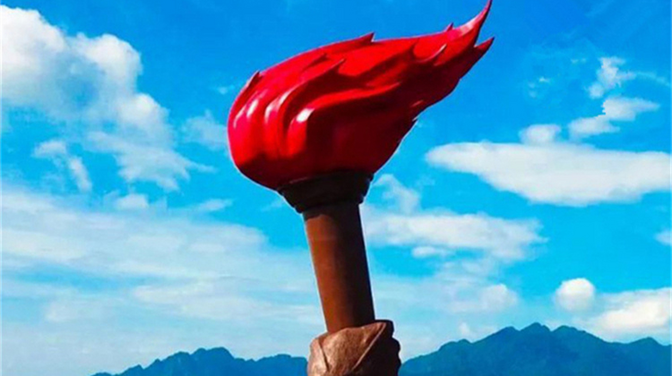 火炬雕塑,是一款园林景观装饰雕塑,能够修饰生态环境