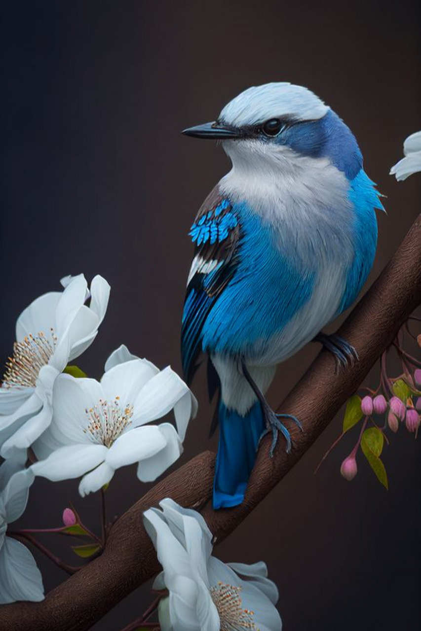 色彩鲜艳的小鸟