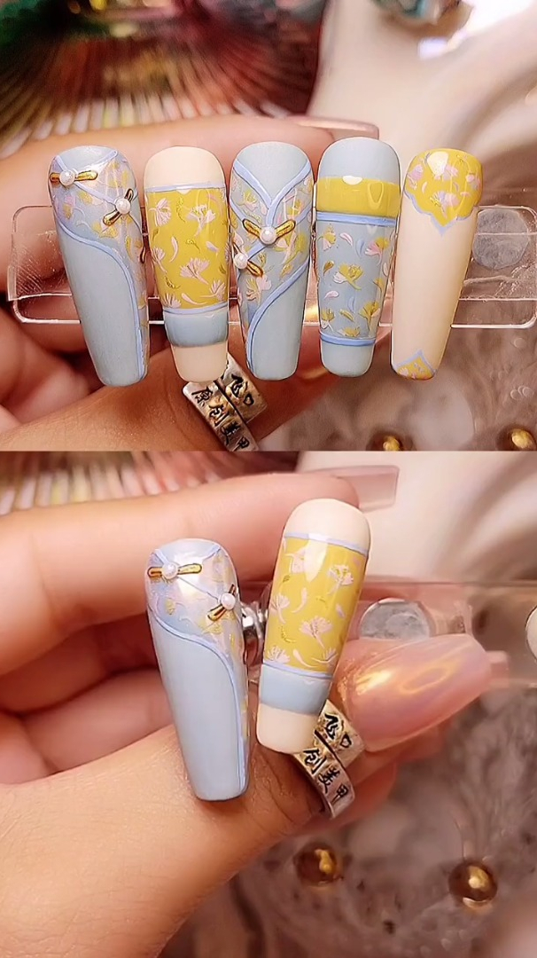 最美唐朝中国风美甲