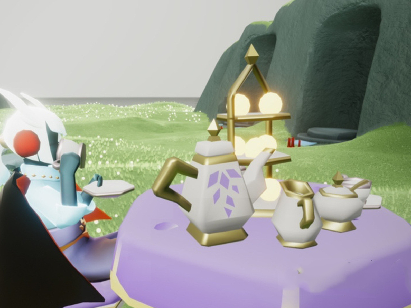 光遇:花之日来了,樱花茶桌vs紫藤花茶桌,哪个更适合你?