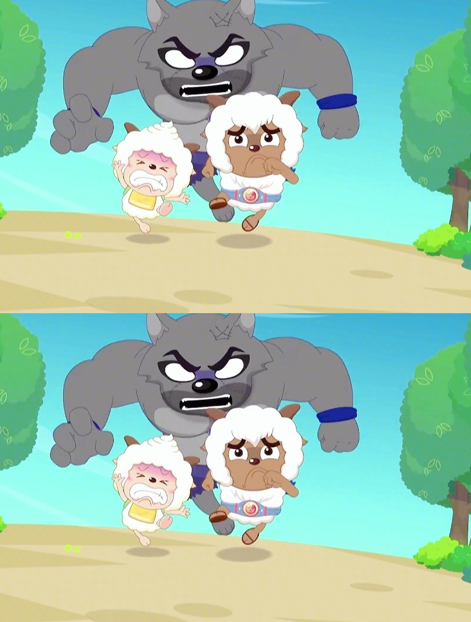 沸羊羊和懒羊羊也太可爱了吧!