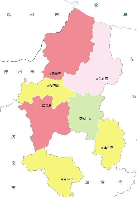 滨州市开局,行政区划调整设想,助力格局大提升