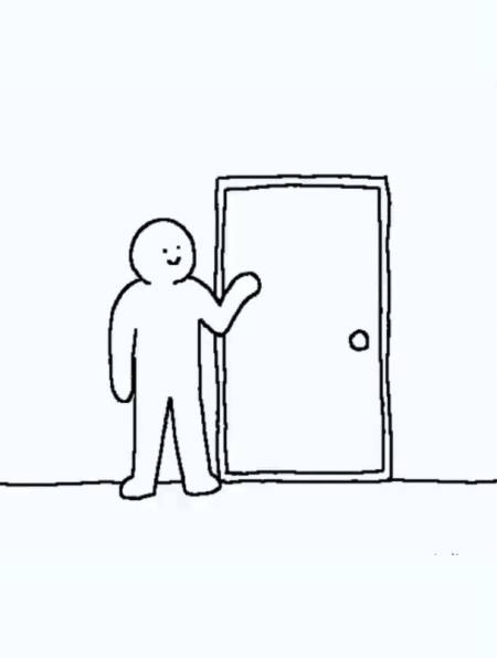 如果敲门的方式没错的话,估计就是开门的方式错了,作者肯定对的-度小