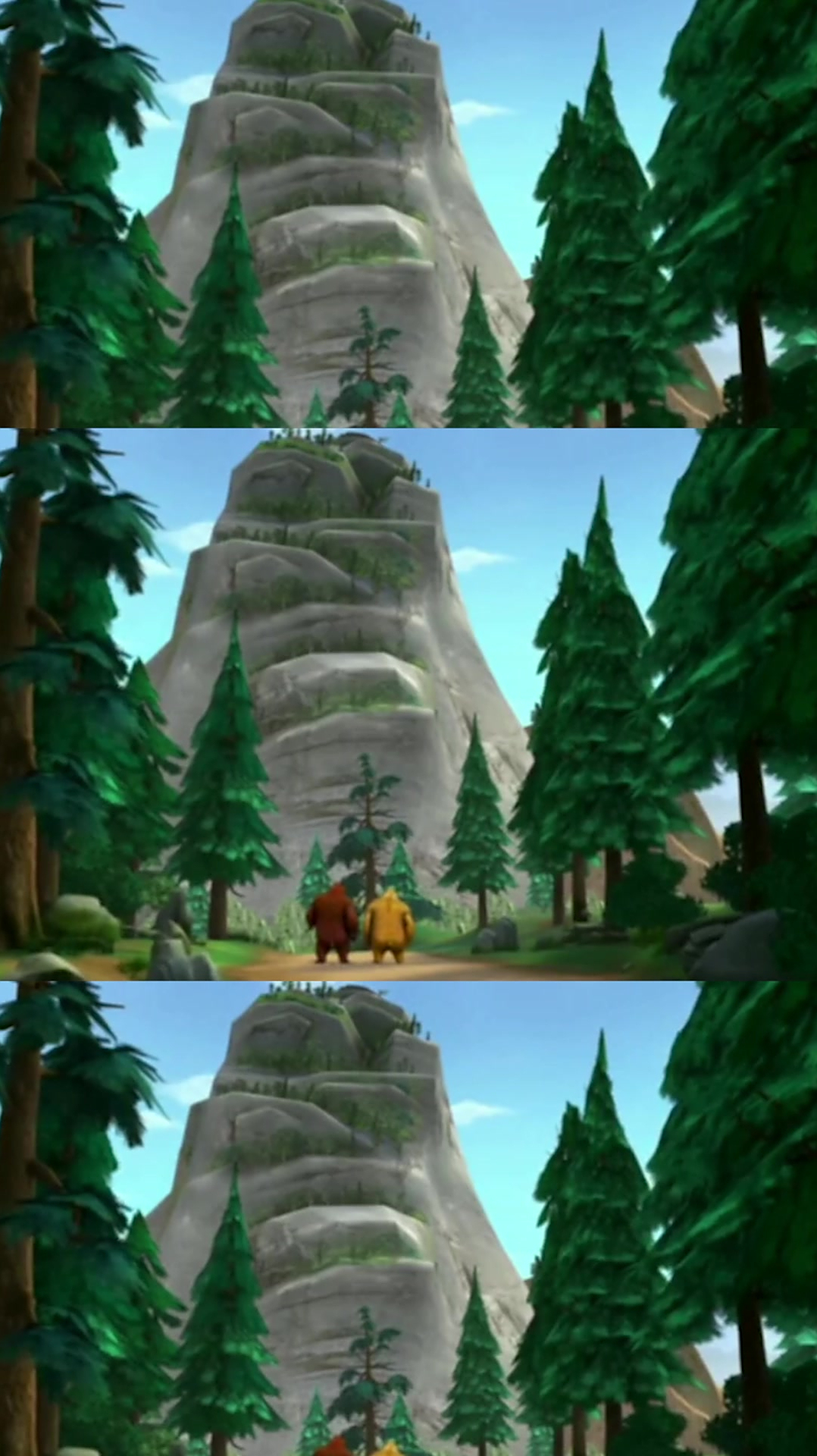 狗熊岭第一高山越过那座山就是小镇