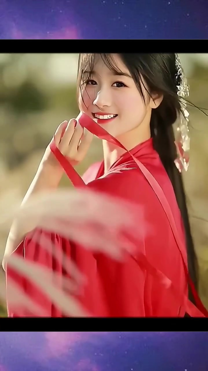 红衣古装 汉服 古风汉服美如画