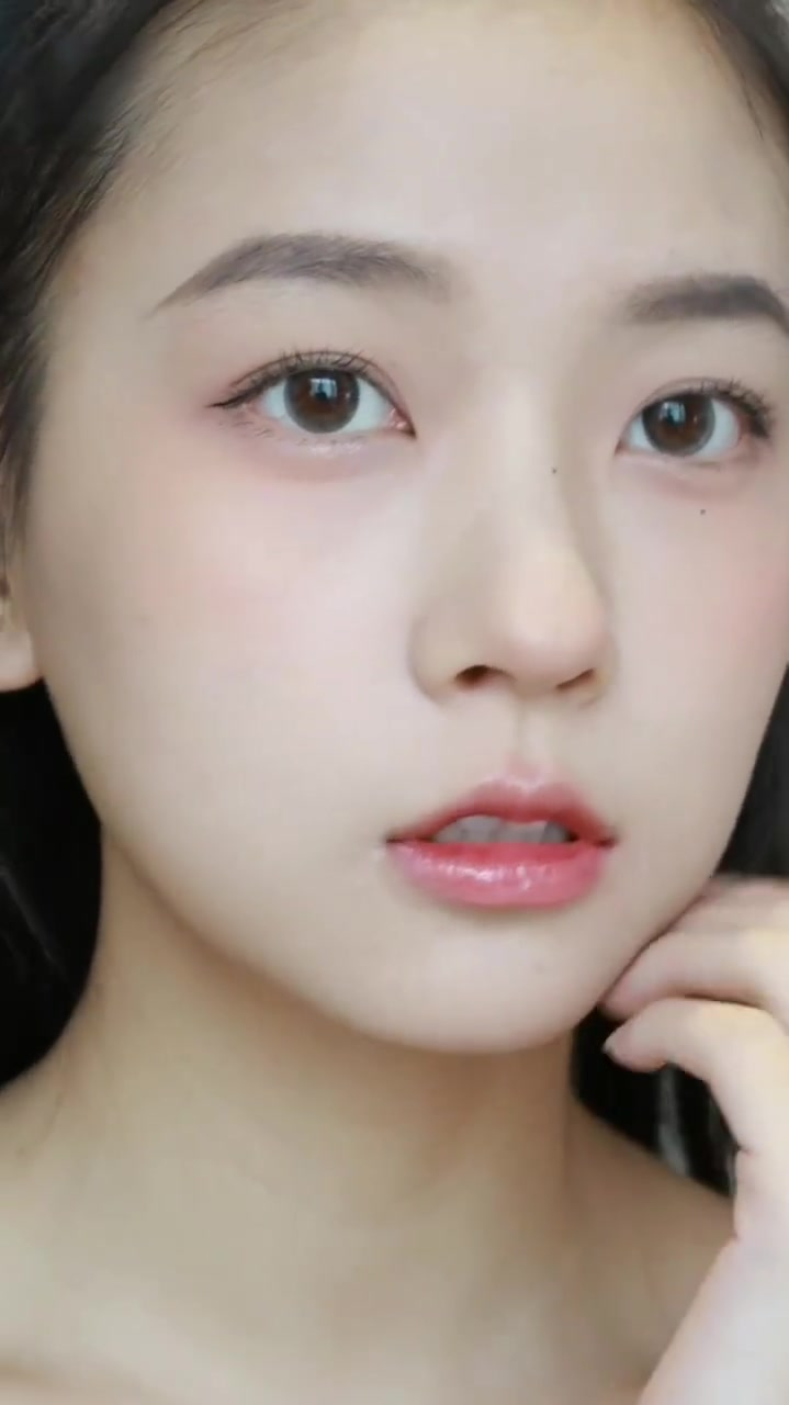 高马尾学生妆|元气眼下腮红