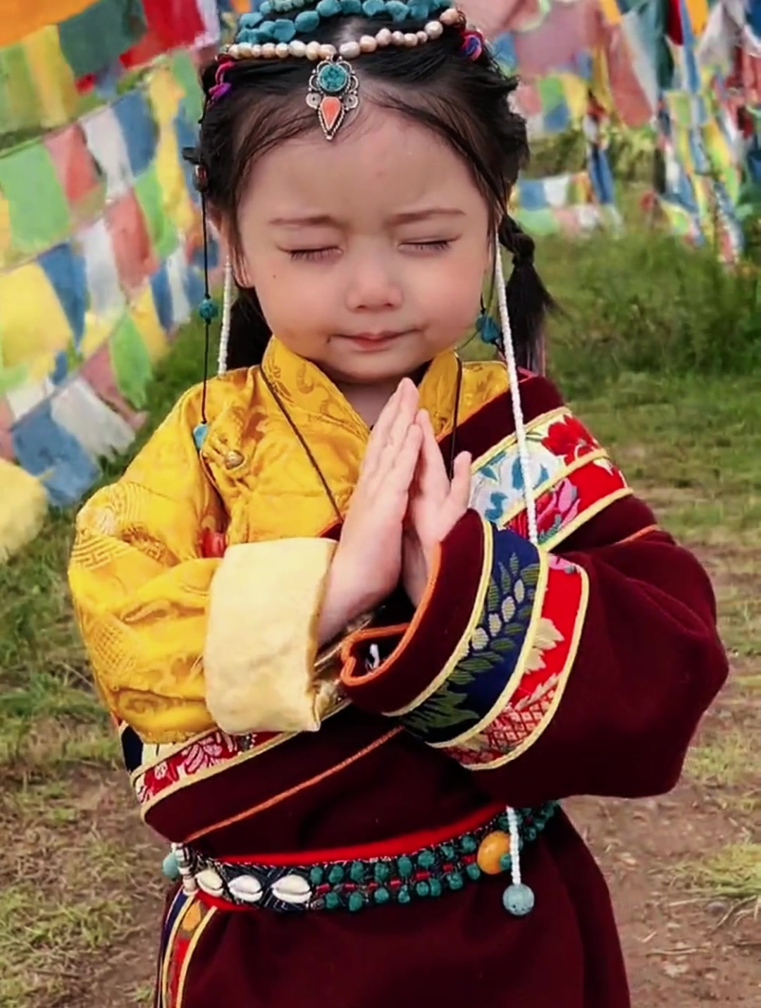 今天是藏族小卓玛