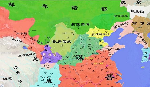 氐族人在四川建国的同一年,居住在山西高原的匈奴屠各部(休屠王后裔