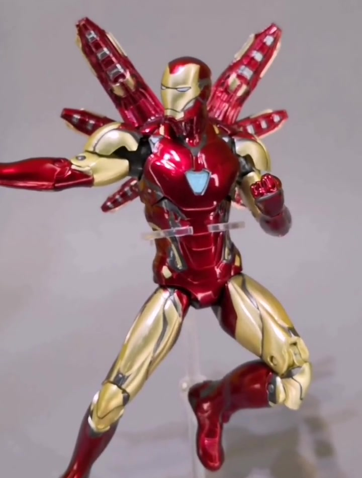 钢铁侠mk85拆盒简评 玩具 钢铁侠 复仇者联盟-度小视